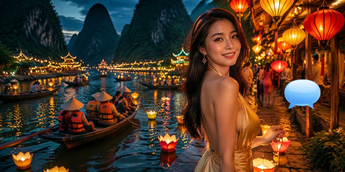 Khung cảnh giải trí về đêm tại Ninh Bình – nơi người dùng trải nghiệm nền tảng cá cược trực tuyến